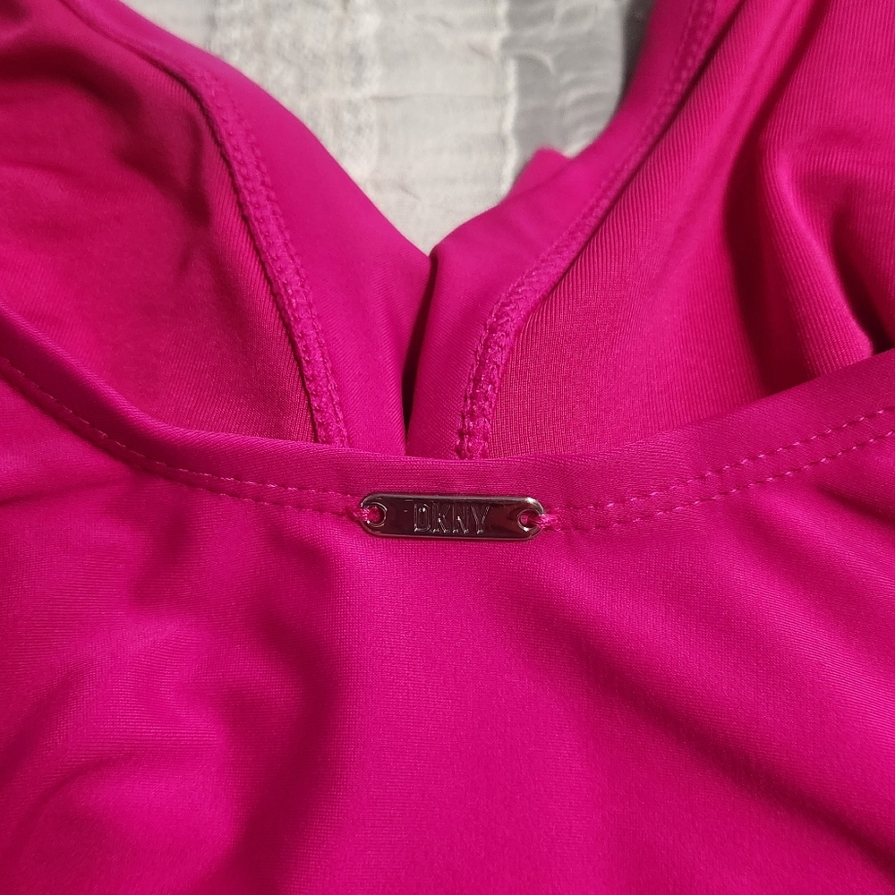 DKNY Fuchsia Tankini Bathing Suit - Picture 9 of 11